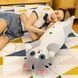 Мягкая игрушка Кот 60см батон с узорами огромная детская длинная плюшевая подушка обнимашка большая для сну ребенку КБ-УЗ-60 фото 3