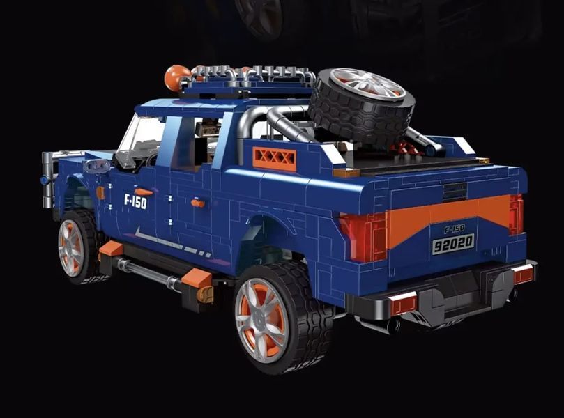 Конструктор на радиоуправлении Ford F-150 1293 детали конструктор синий пикап детский набор от 8 лет KO-40 фото