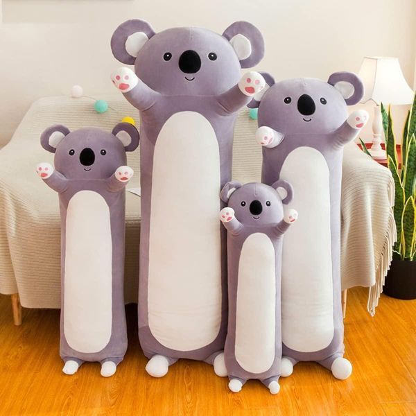 Мягкая игрушка Коала 130см батон детская длинная плюшевая подушка обнимашка большая для сна ребенку гипоаллергенная КОА-130 фото