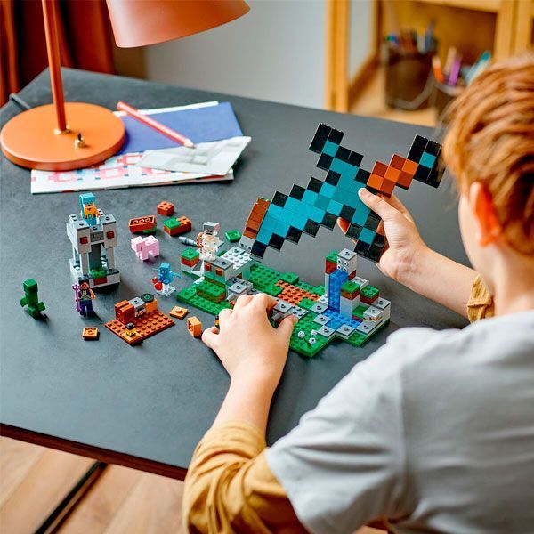 Lego minecraft Меч у скелі 359 деталей Набір My World лего Майнкрафт конструктор Май Ворлд LG-AA8003 фото