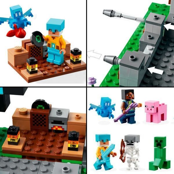 Lego minecraft Меч у скелі 359 деталей Набір My World лего Майнкрафт конструктор Май Ворлд LG-AA8003 фото