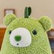 Мягкая игрушка Медведь Авокадо 35см плюшевая подушка для сна детская обнимашка в стиле IKEA на подарок Мишка 01052 фото 4