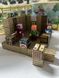 Магнитный minecraft конструктор Деревянный дом блочный 80 деталей детский майнкрафт с персонажами ДІм-дерев-80 фото 2