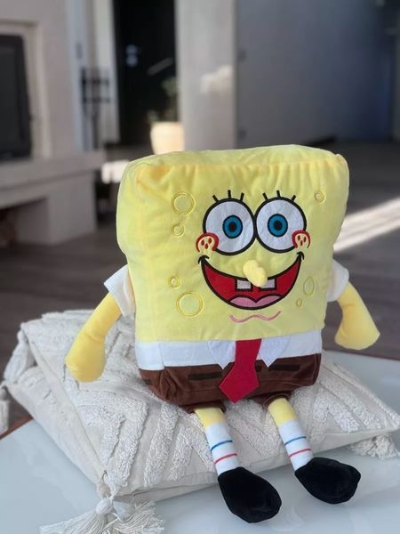 Іграшка губка боб 70 см м'яка плюшева з мультика квадратні штани spongebob ГБ-70 фото