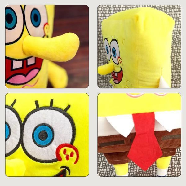 Іграшка губка боб 70 см м'яка плюшева з мультика квадратні штани spongebob ГБ-70 фото