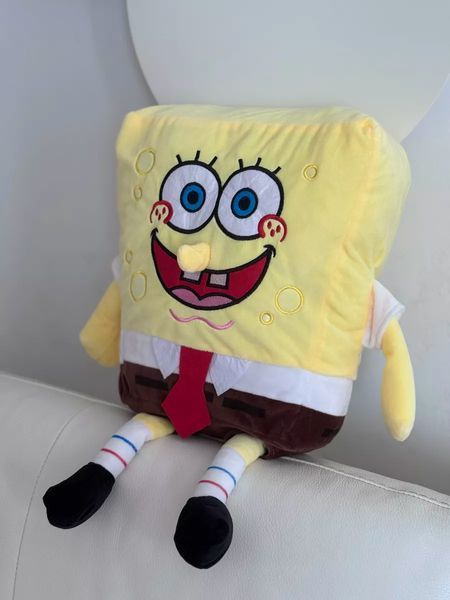 Іграшка губка боб 85 см м'яка плюшева з мультика квадратні штани spongebob ГБ-85 фото
