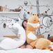 Мягкая длинная плюшевая игрушка Кот батон 150см подушка-обнимашка метровая для сна, Рыжий КБ-Р-150 фото 10