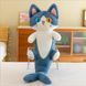 Игрушка кот акула 135 см плюшевая мягкая с хвостом русалки и разные глаза кото рыба длинная 01020 фото 7