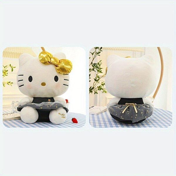 Мягкая игрушка Hello kitty в черном платье с бантиком 60 см кошечка Хеллоу Китти Кітті бантик _ 60 см фото