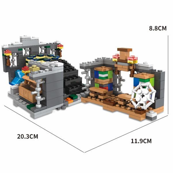 Майнкрафт лего конструктор Портал в Енд 437 деталей Набір Lego minecraft My World LG-AA8007 фото
