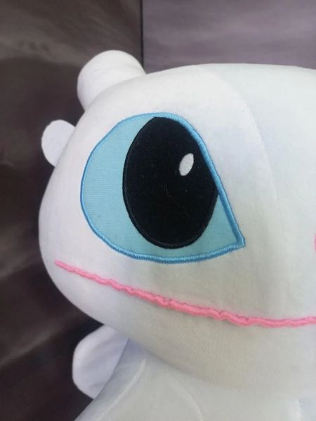 Дневная фурия игрушка мягкая Беззубик белый стоит с Как приручить дракона 30см БЗ-30_білий фото