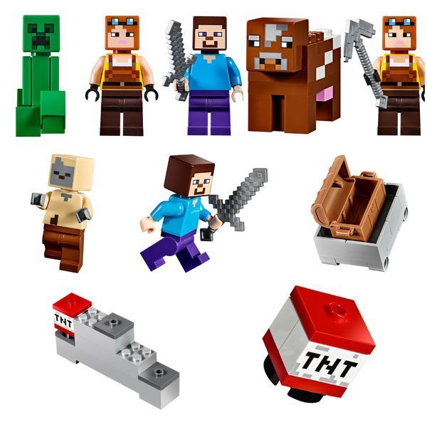 Конструктор Лего Майнкрафт Шахта Крипера 643 деталей My World Lego minecraft набор май ворлд LG-AA8010 фото