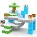 Магнитный конструктор minecraft Зимний Дом на 75 шт деталей детский с блоков майнкрафт Зим-75 фото 6