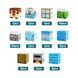 Магнитный конструктор minecraft Зимний Дом на 75 шт деталей детский с блоков майнкрафт Зим-75 фото 4
