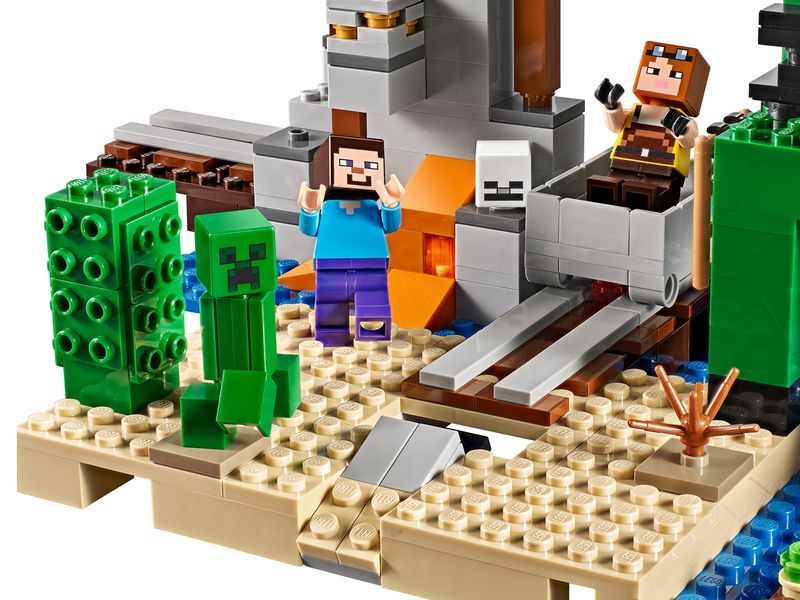 Конструктор Лего Майнкрафт Шахта Крипера 643 деталей My World Lego minecraft набор май ворлд LG-AA8010 фото