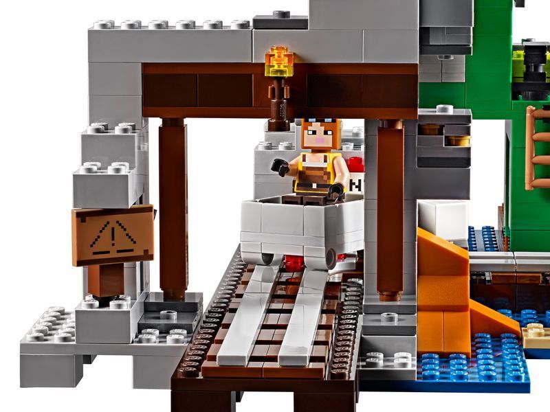Конструктор Лего Майнкрафт Шахта Крипера 643 деталей My World Lego minecraft набор май ворлд LG-AA8010 фото