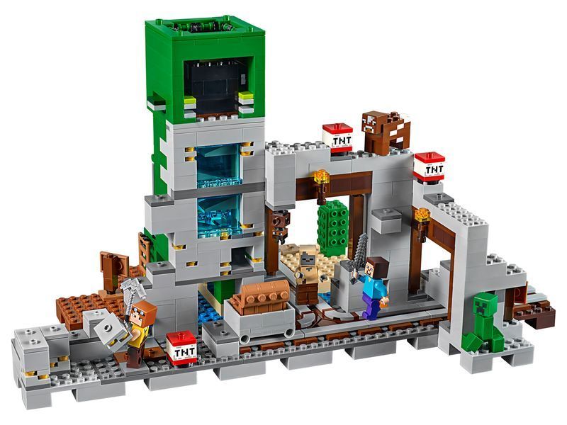 Конструктор Лего Майнкрафт Шахта Крипера 643 деталей My World Lego minecraft набор май ворлд LG-AA8010 фото