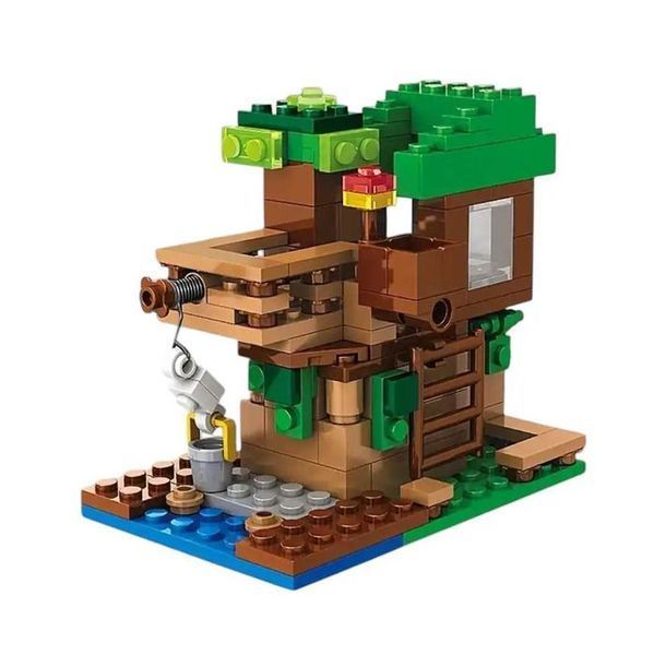 Lego minecraft Набір Станція Млин у скелі 393 деталей My World лего Майнкрафт конструктор Май Ворлд LG-SJ8803 фото