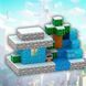 Магнитный конструктор minecraft Зимний Дом на 110 шт деталей детский с блоков майнкрафт ЗимБуд-110 фото 1